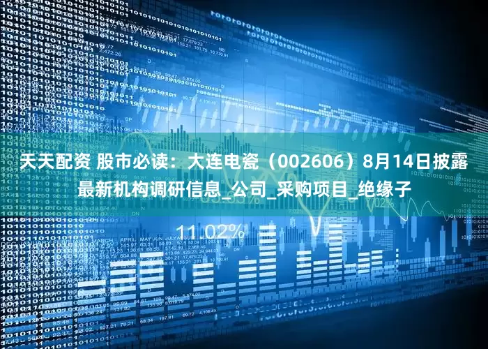 天天配资 股市必读：大连电瓷（002606）8月14日披露最新机构调研信息_公司_采购项目_绝缘子